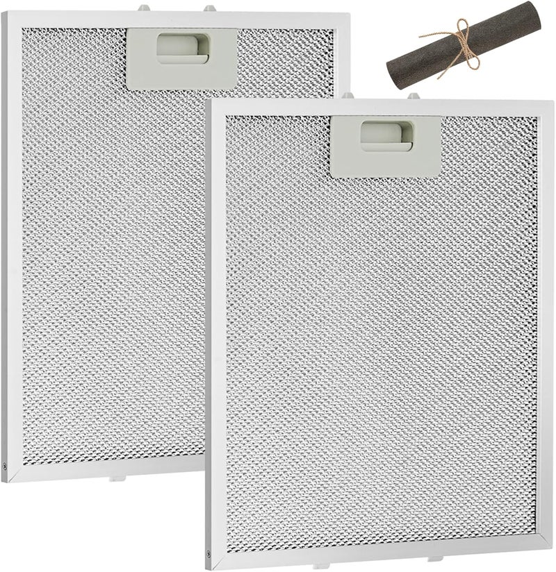 Fetechmate W10169961A 10.5 x 12 in Range Stove Grease Filter Compatible with Whirl.pool Ik.ea Kitchen.Aid Jenn.Air Brands Some Range Hoods - 2PC by - Image 1
